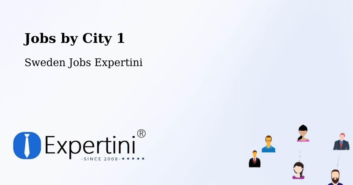 City Jobs in Sweden - Expertini